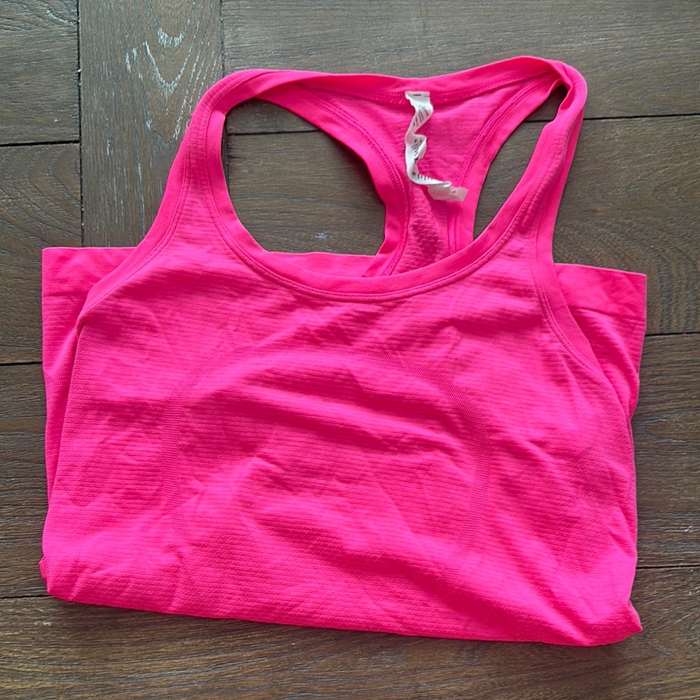 lululemon athletica Bright Pink Tank Top